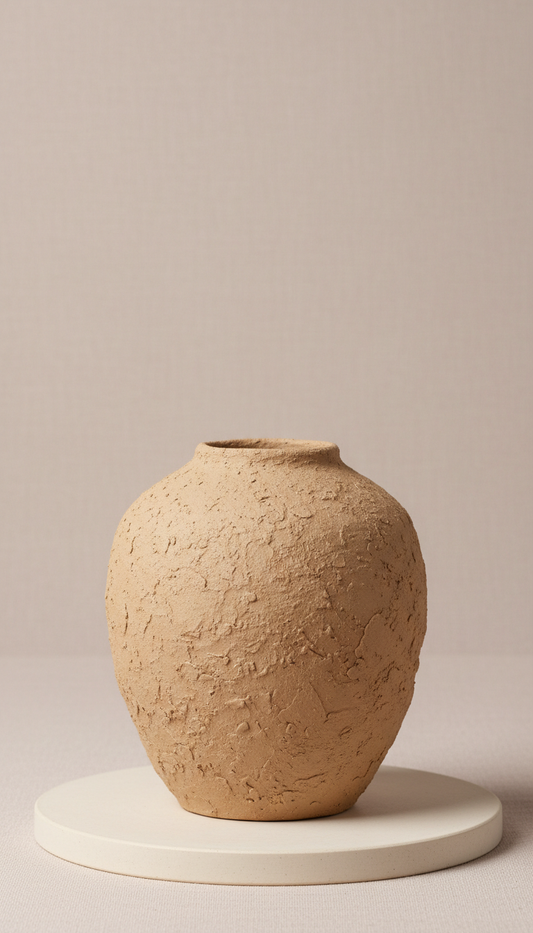 Honey Glaze Ceramic Vessel