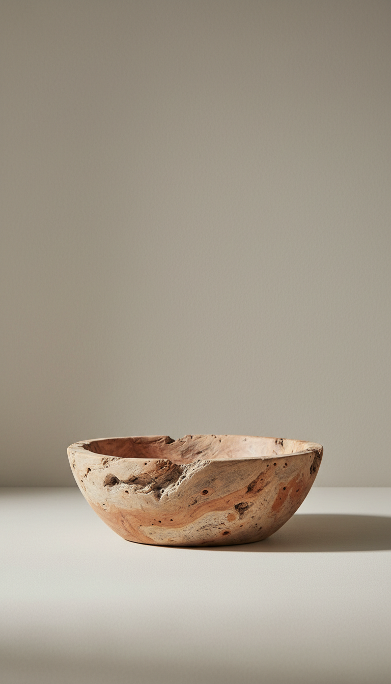 Turned Wooden Bowl